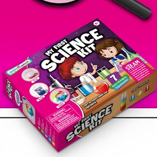 Miniatura 5 de Explora la ciencia! Brilla en la oscuridad, mi primer kit científico se reúne con los increíbles experimentos de cambio de color