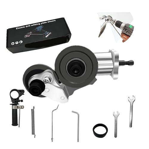 Electric Drill Plate Cutter, Metal Nibbler Drill Attachment, DIY metal