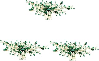 KALLORY 3 Pçs Pente De Cabelo Decorativo Pente De Cabelo De Casamento Jóias De Cabelo Para Casamento Cristal Pente De Cabelo De Cristal Nupcial Pente De Cabelo De Casamento Headpieces De