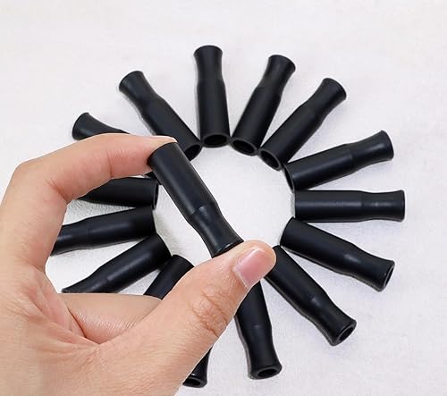 Miniatura 2 de Mini Skater 16 puntas de pajitas de silicona de grado alimenticio, reutilizables, antiquemaduras, para popotes de acero inoxidable de 310 pulgadas