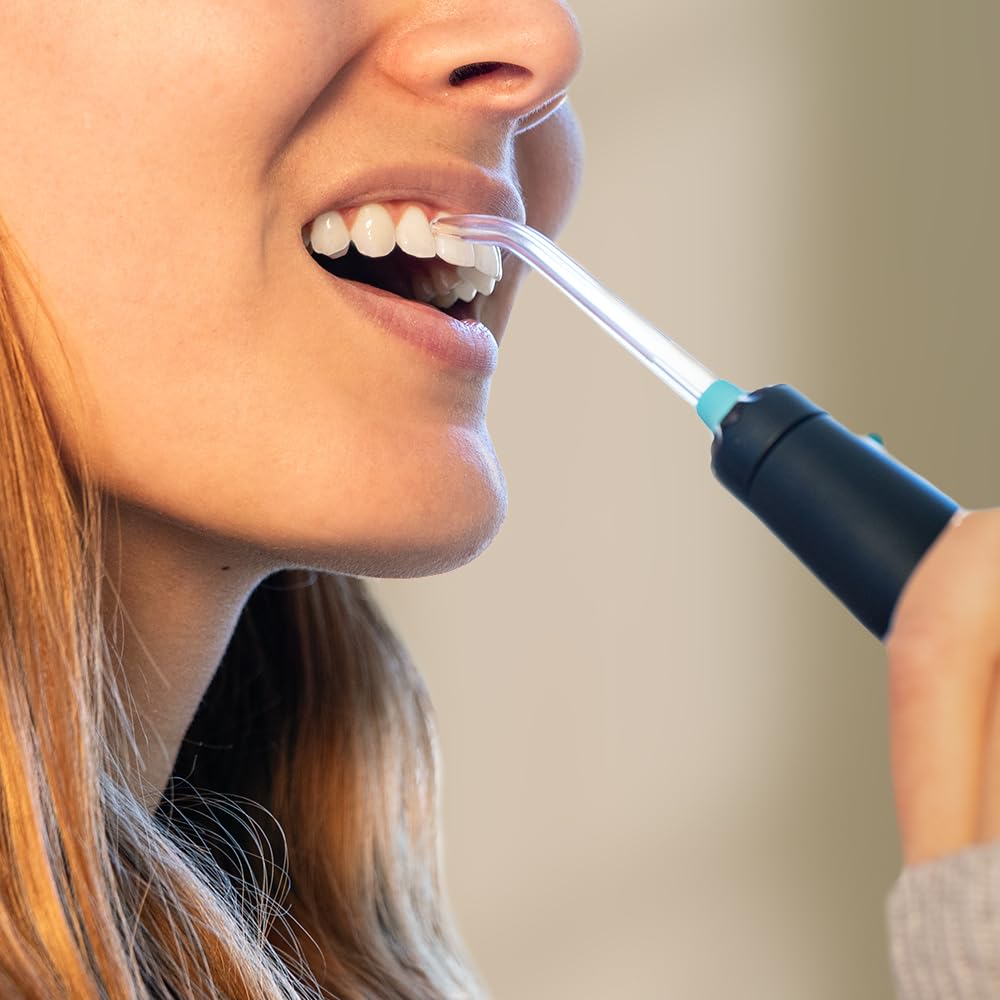 Cecotec Centro de Estación Bucal o Dental Bamba ToothCare Jet Clean. 18W, Irrigador 600ml de Capacidad, 10 Niveles de Presión, 7 Cabezales y Cepillo de Dientes Eléctrico con 5 Modos