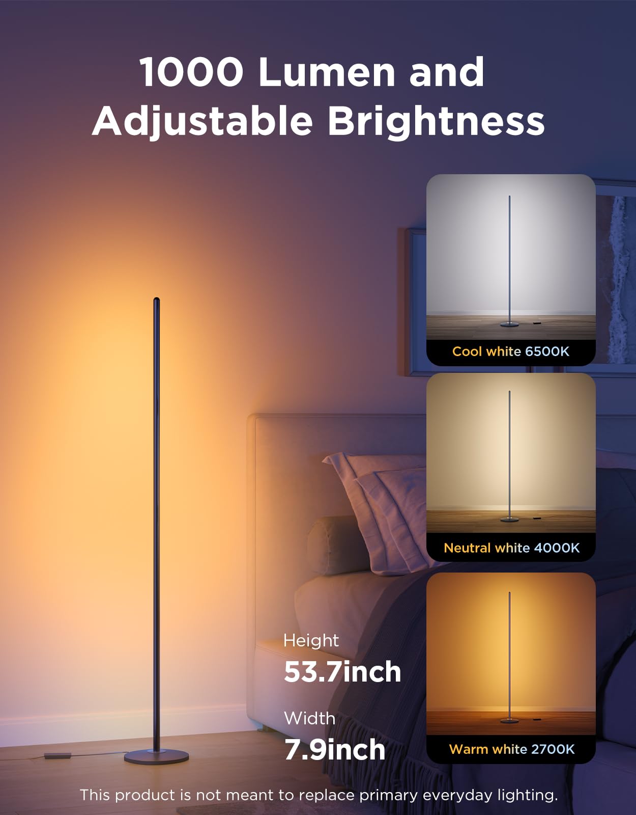 Govee RGBIC Floor Lamp - Dynamic LED Lighting -2