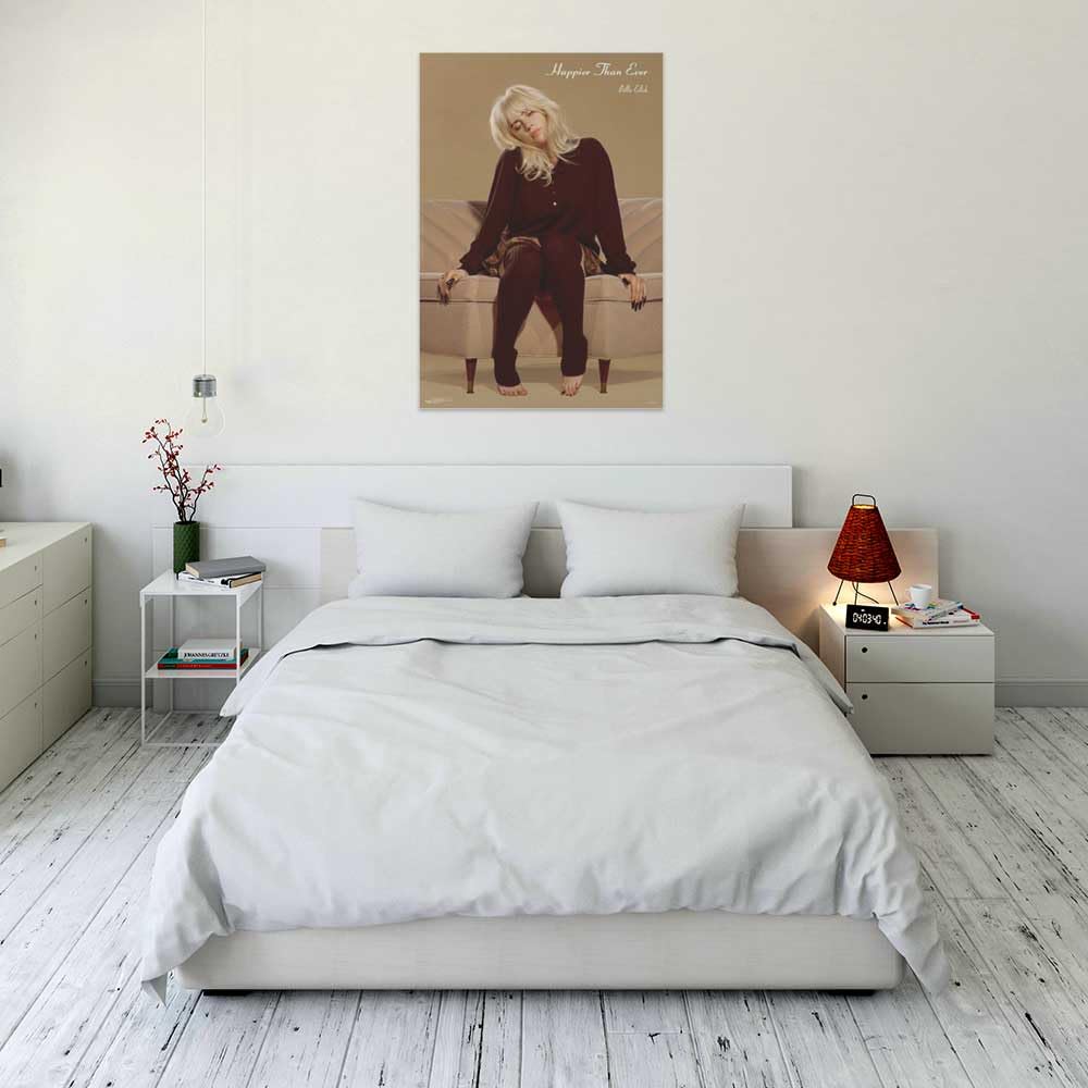 Amazon.co.jp: 蠍座ポスター ビリー・アイリッシュ - Happier Than