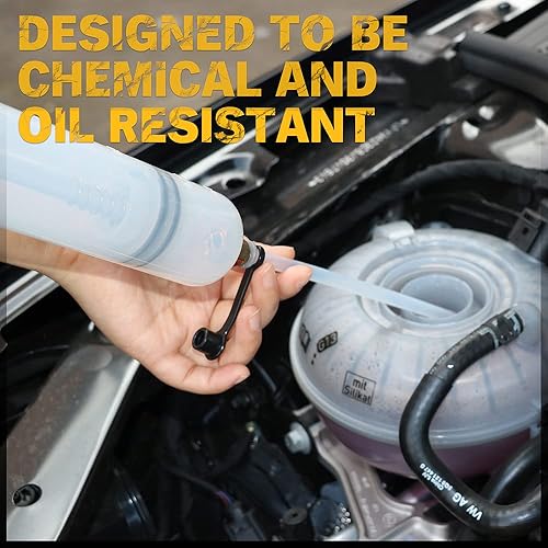 Miniatura 3 de ELEAD Bomba de sifón de 200 cc, bomba extractora de aceite, bomba de aceite, bomba de transferencia, extractor de fluido, extractor de jeringa de