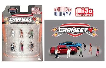 アメリカンジオラマ　カーミート2　1/64スケール　フィギュア Amazon.co.jp: アメリカン ジオラマ 1/64 フィギア カーミート4