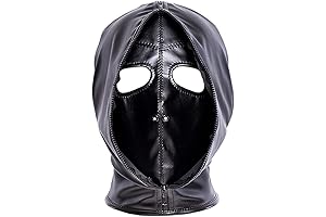 Adjustable Eye Mask with Weighted Hood