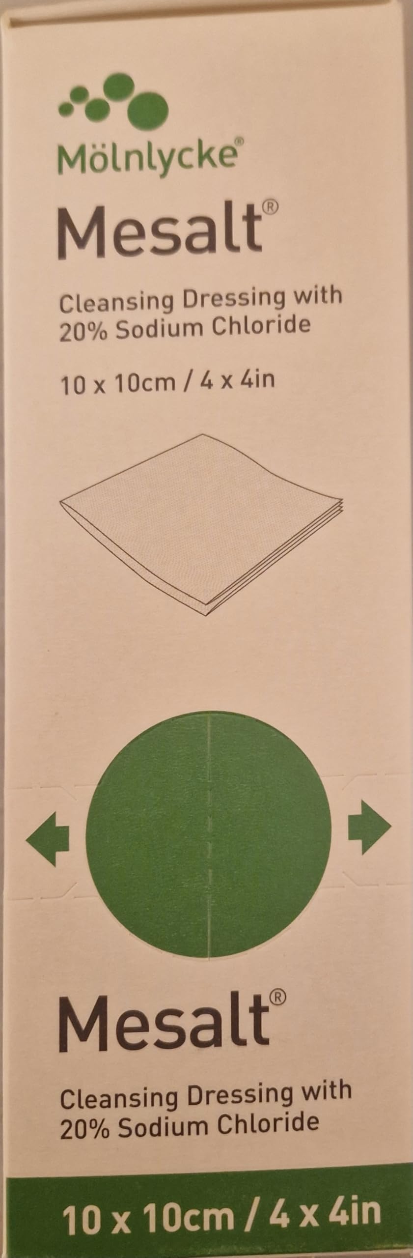 mesalt kompressen 10 x 10 cm 30 ST Compresse
