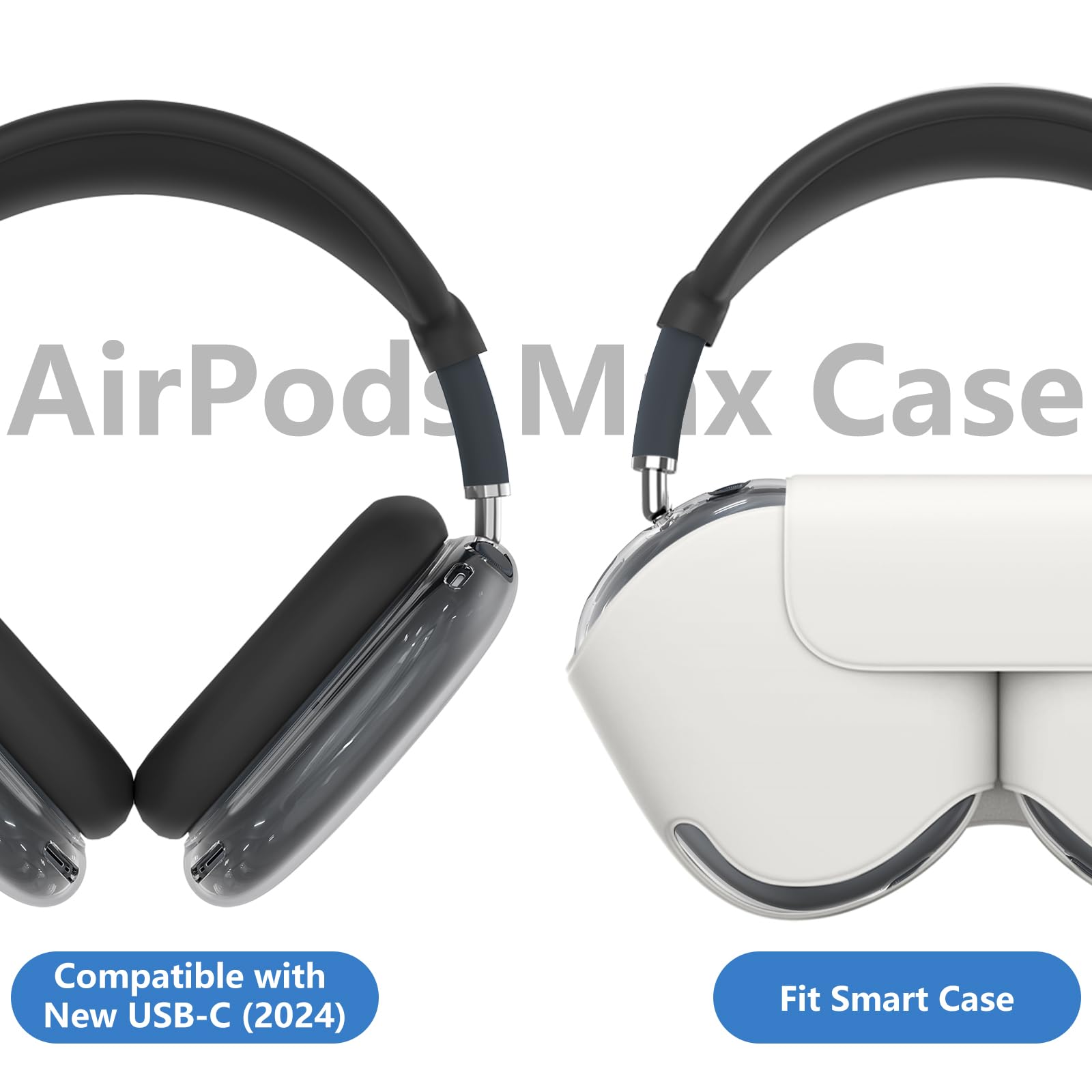 AirPods Max 2 本体とSmart Case Amazon.com: for AirPods Max 2 case Cover, Ear Pad Case Cover/Ear