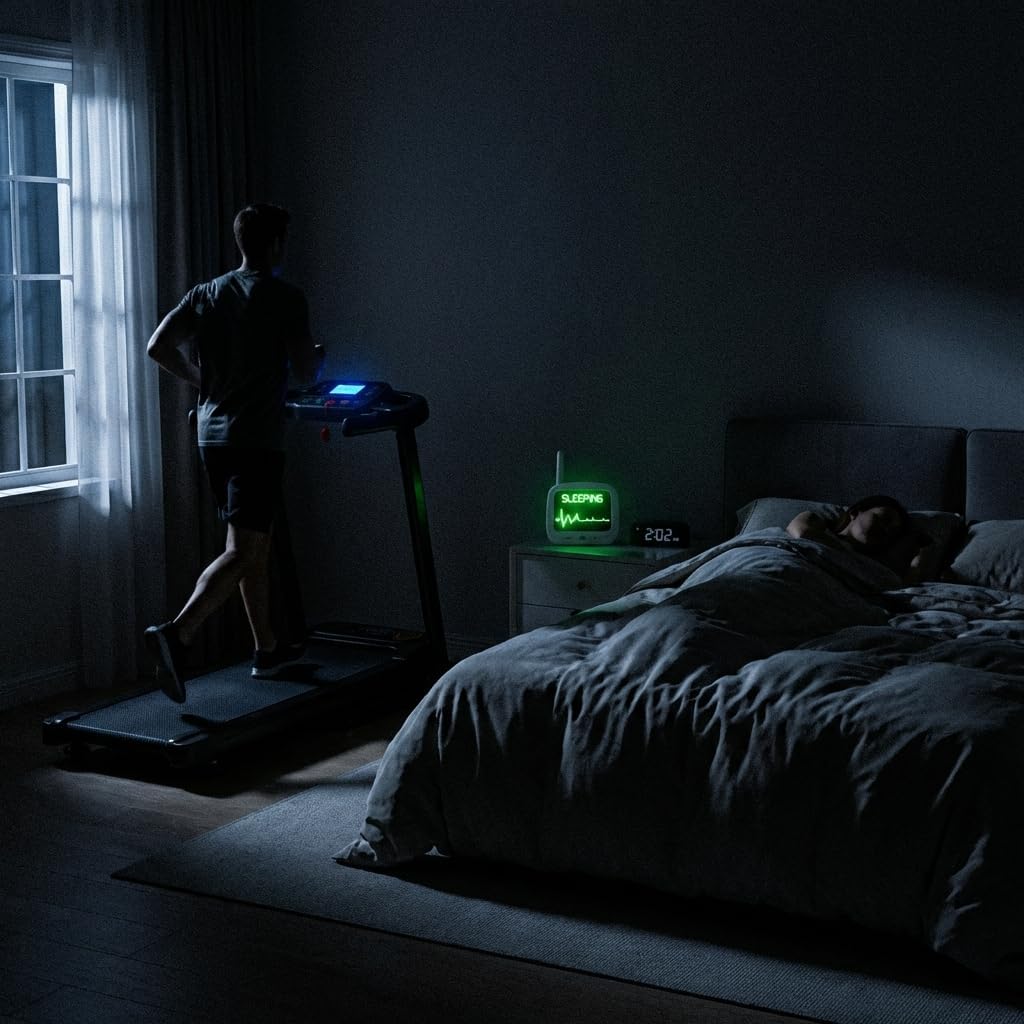 Walking Pad Treadmill with Removable Desk Workstation, 15% Incline Treadmill with Handle Bar, Foldable Treadmills Under Desk, Adjustable Height, 400 lbs+ Capacity, Walking or Running for Home Office image 2