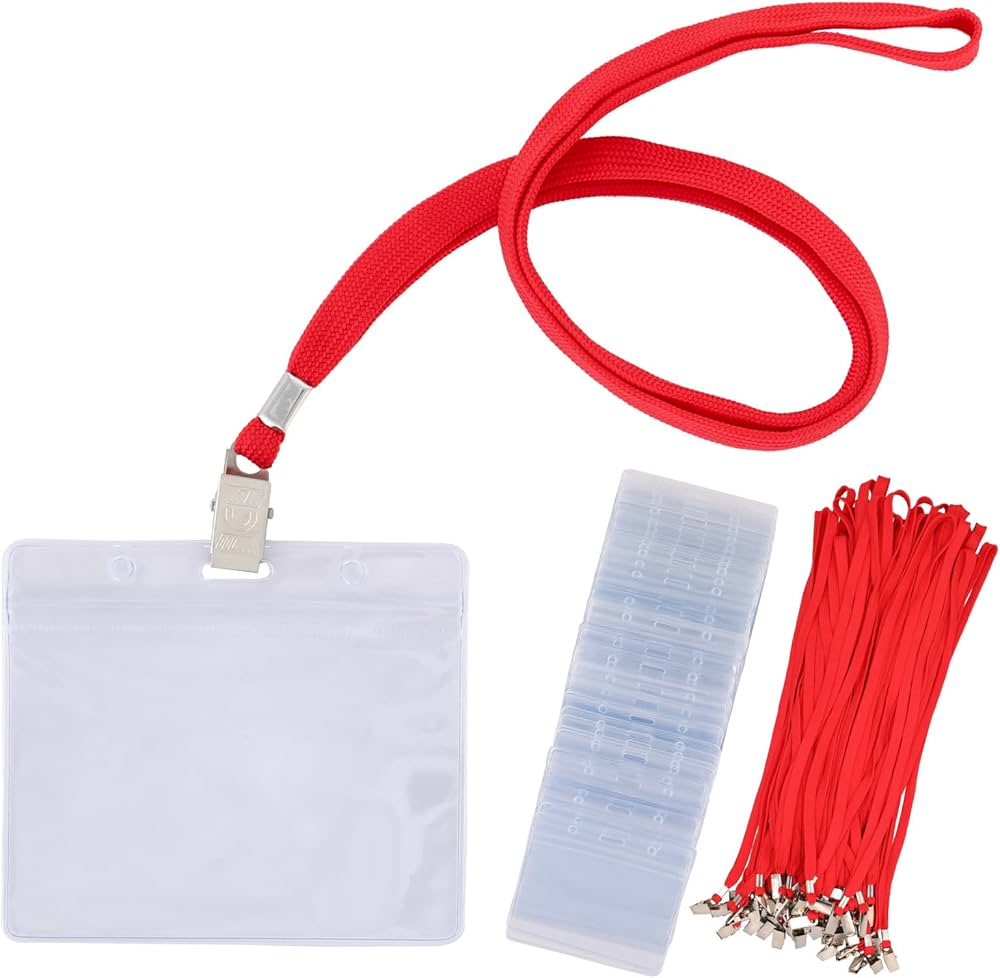 Amazon | IDカード ホルダー ネームホルダー ネックストラップ 名札