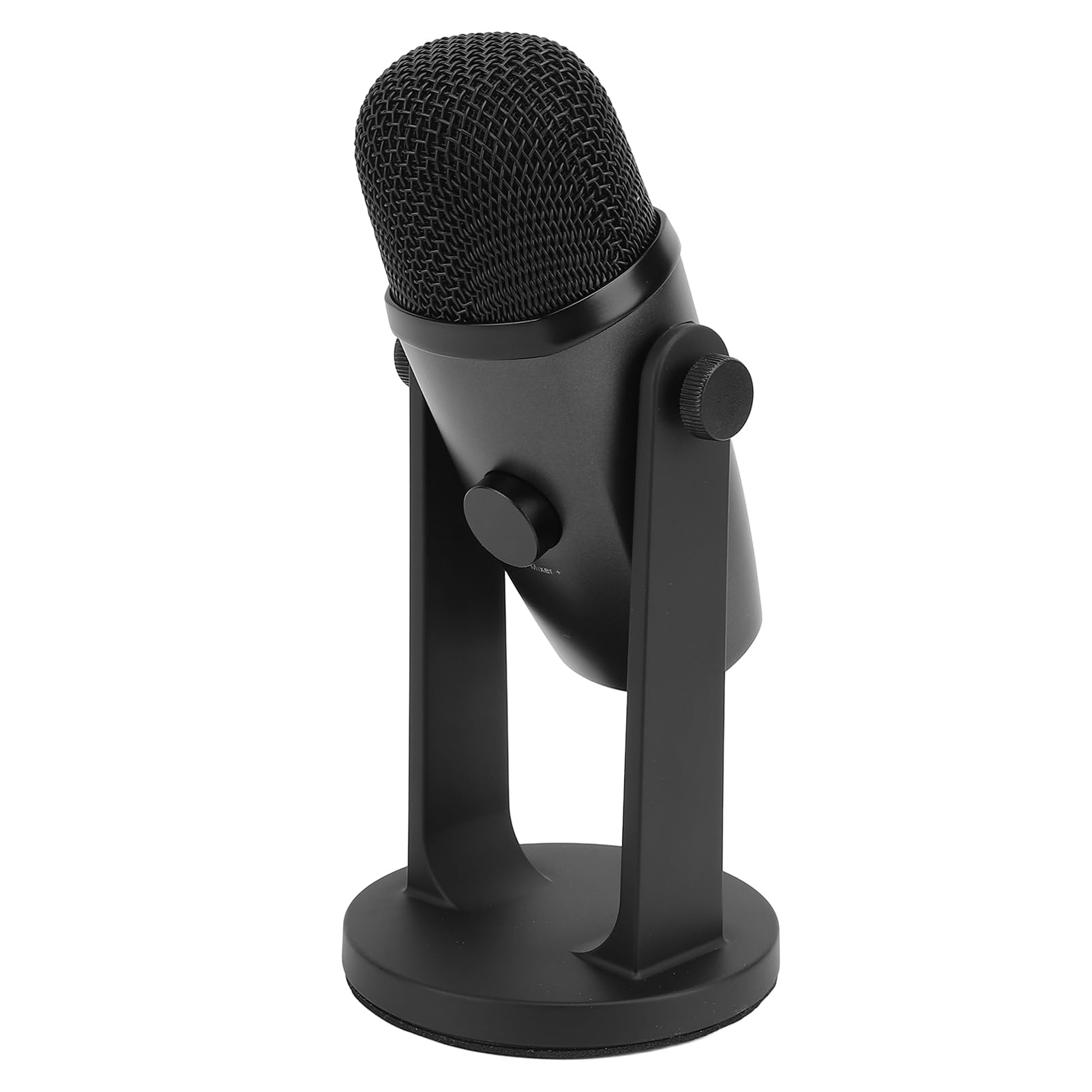 FILFEEL Profesjonalny Mikrofon Pojemnościowy USB z Uchwytem Antywstrząsowym, funkcją Szybkiego Wyciszania, Pokrętłem Wzmocnienia do Gier, Podcastów, Transmisji na żywo, Wideokonferencji