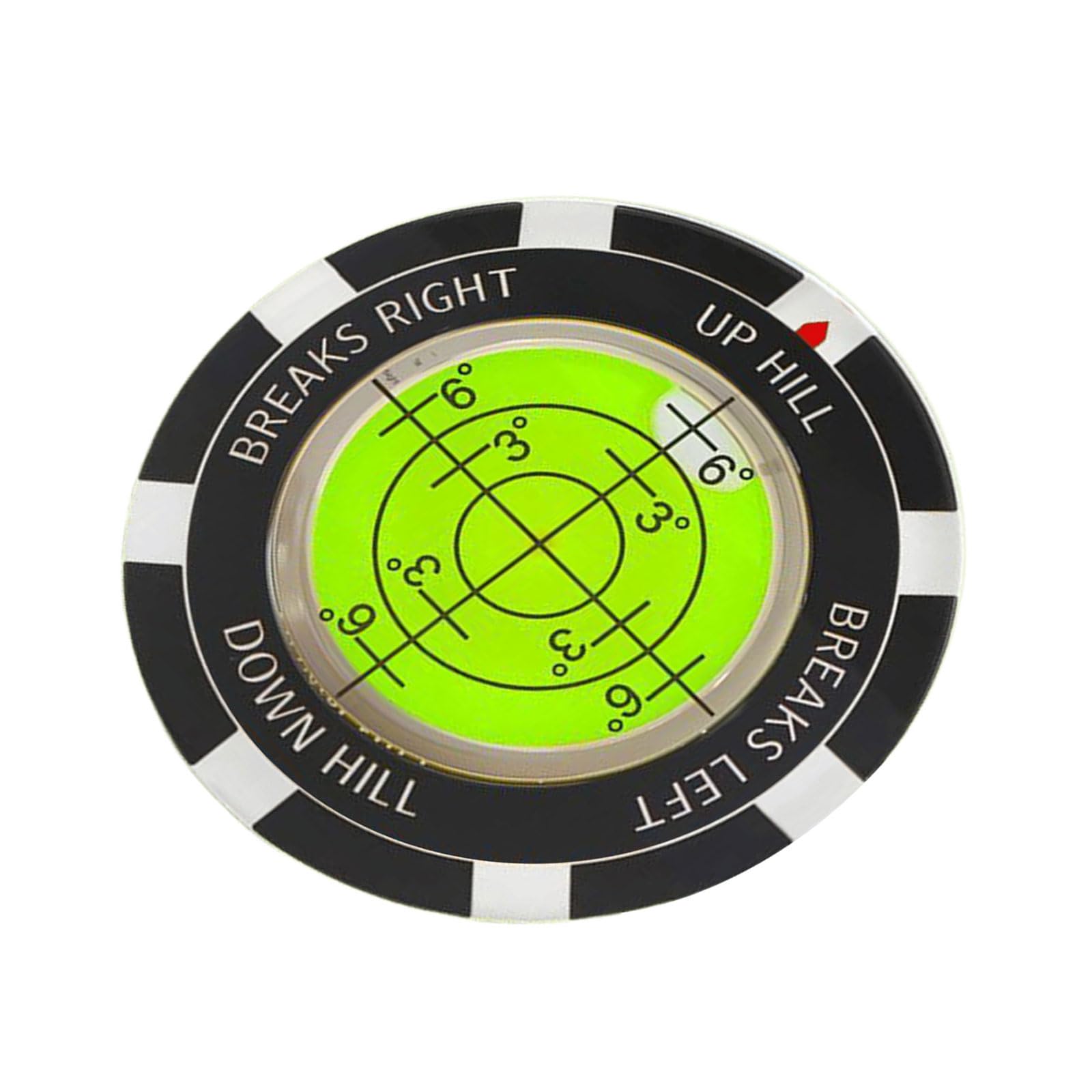 BWANGIAO Golf Green Reader Profession Putt Golf Balls Marker Round Levels Tool High Precisions Putting Green Golfs Putting Aid