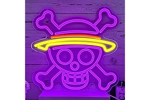 XJNOLGXIQU Luffy Anime Neon Lamp