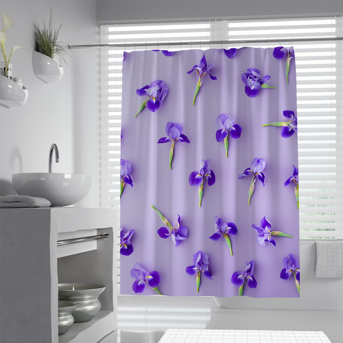 Tende doccia cane e ragazza design bagno giocoso