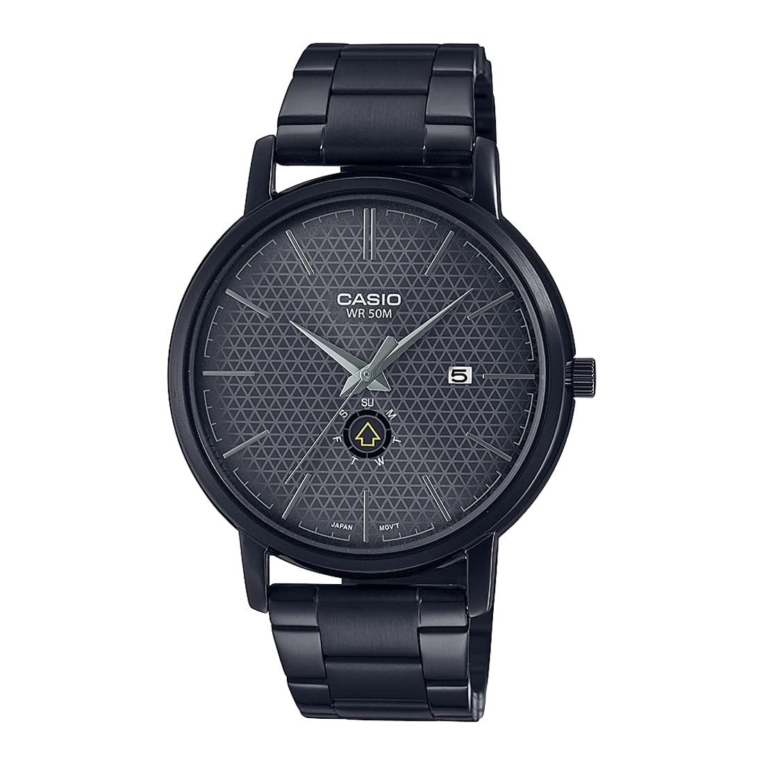Casio Men Stainless Steel Analog Black Dial Watch-Mtp-B125B-8Avdf, Band Color-Black (B0B87W3RXZ) Amazon Price History, Amazon Price Tracker