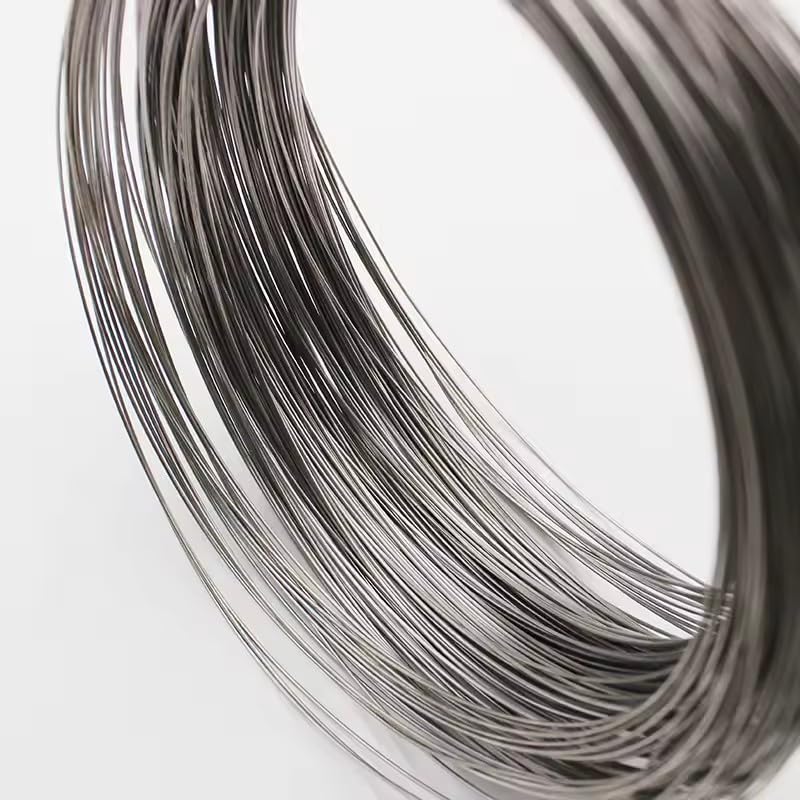 Grade 1 Pure Titanium Wire 0.1mm 0.2mm 0.3mm 0.4mm 0.5mm 0.6mm 0.8mm 0.9mm 1mm 1.2mm 1.5mm 2mm 2.5mm 3mm (1mm x 10m 1pc)