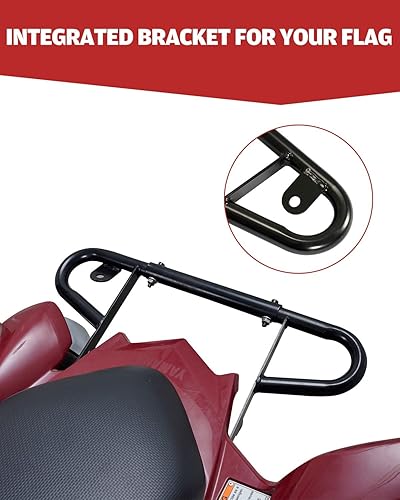 Miniatura 4 de Barra de agarre Raptor para Yamaha, parachoques trasero A & UTV PRO para accesorios Yamaha Raptor 700700R 2006-2020, piezas de metal de acero negro