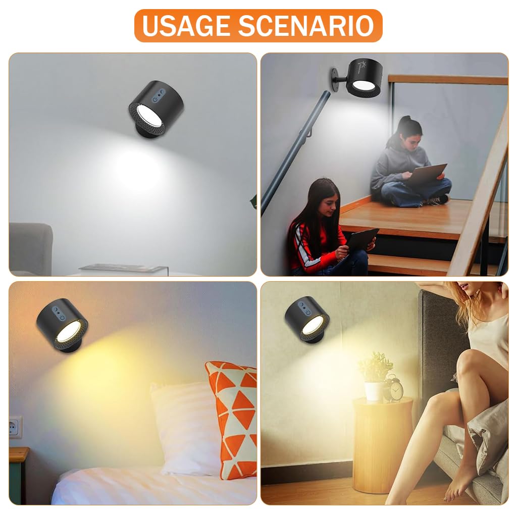 ELEPHANTBOAT Magnetic Wall Lights - RGB Night Lamp -8 ELEPHANTBOAT Magnetic Wall Lights - RGB Night Lamp -8