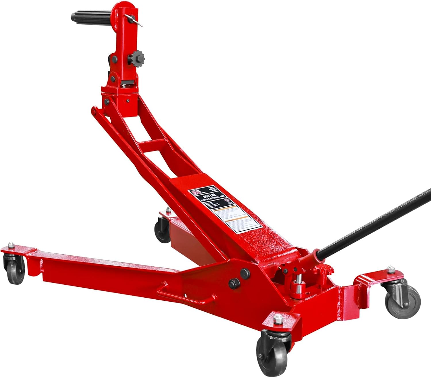 Big RED ATZ220005R Torin Heavy Duty Pin Type Professional Car Jack Stand with Lock, 22 Ton (44,000 lb) Capacity, Red, 1 Pair