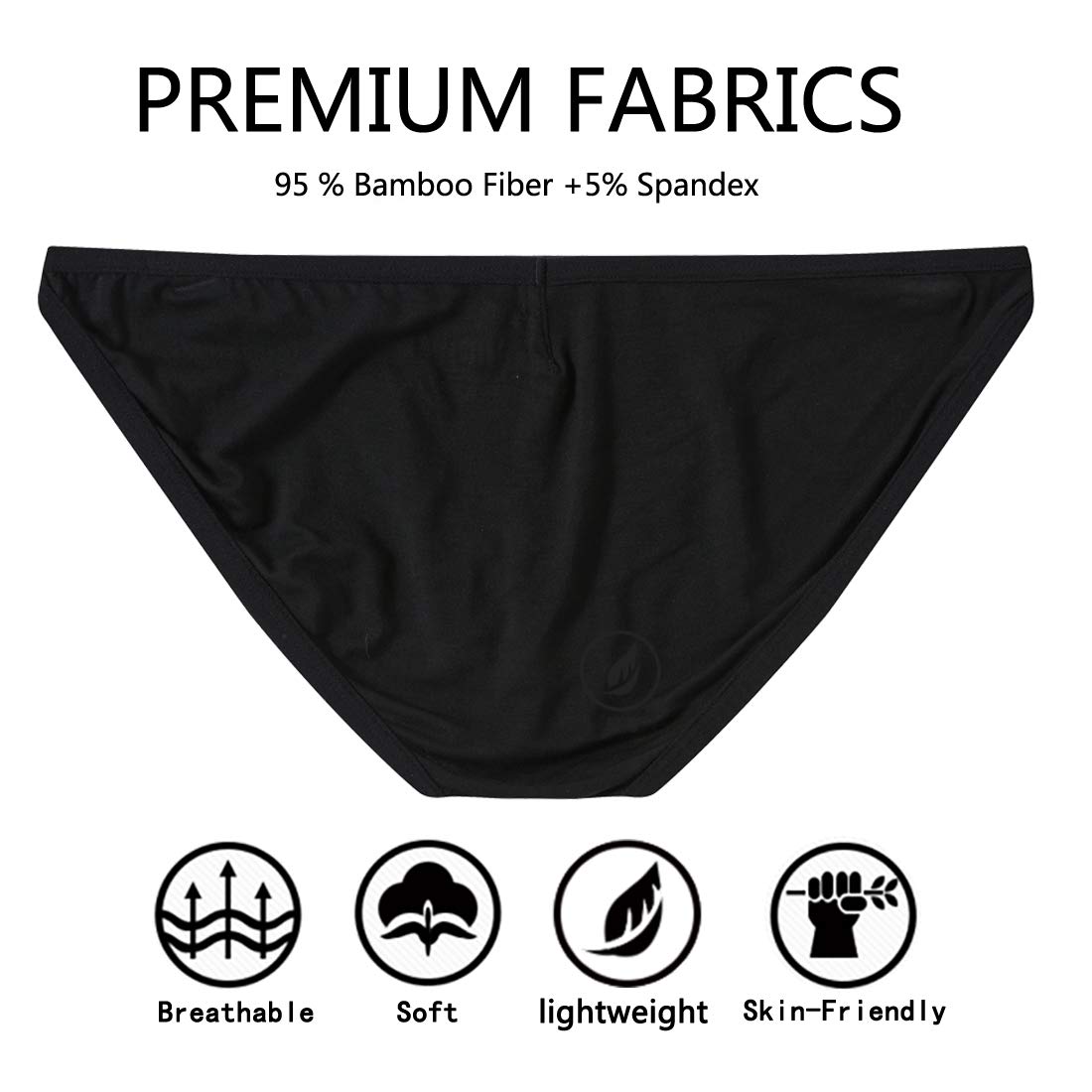 Jinshi Bikini Briefs Men Underwear Comfortable Sexy String Underpants