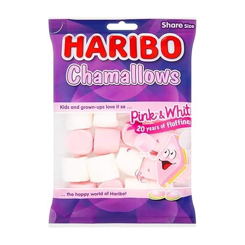 Haribo Pink and White Marshmallows 1.7kg Chamallows