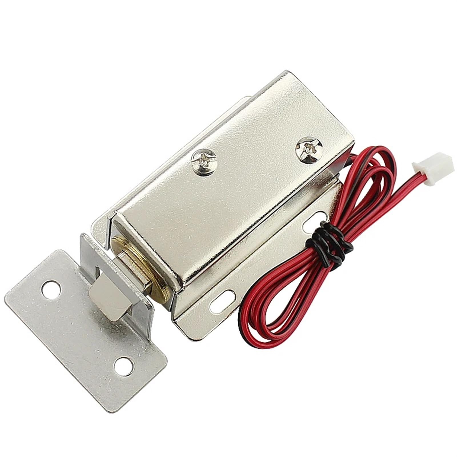 WPOIYHGBY Mini Electromagnetic Lock DC12V Small Electric Control Cinet Electronic Door Solenoid 1Pcs(LY03A and Buckle)