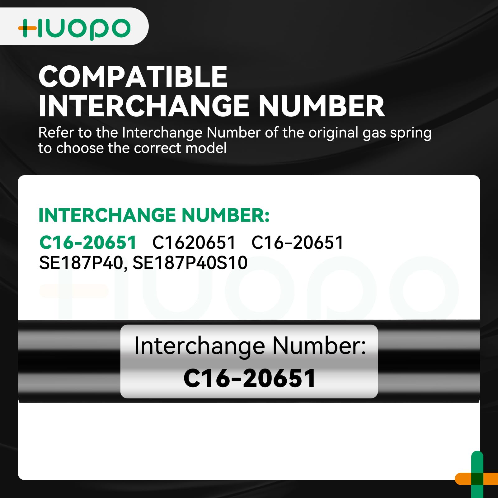 Snapklik.com : HUOPO C16-20651 18.7 Inch 40lb/178N Gas Struts 19 Inch ...