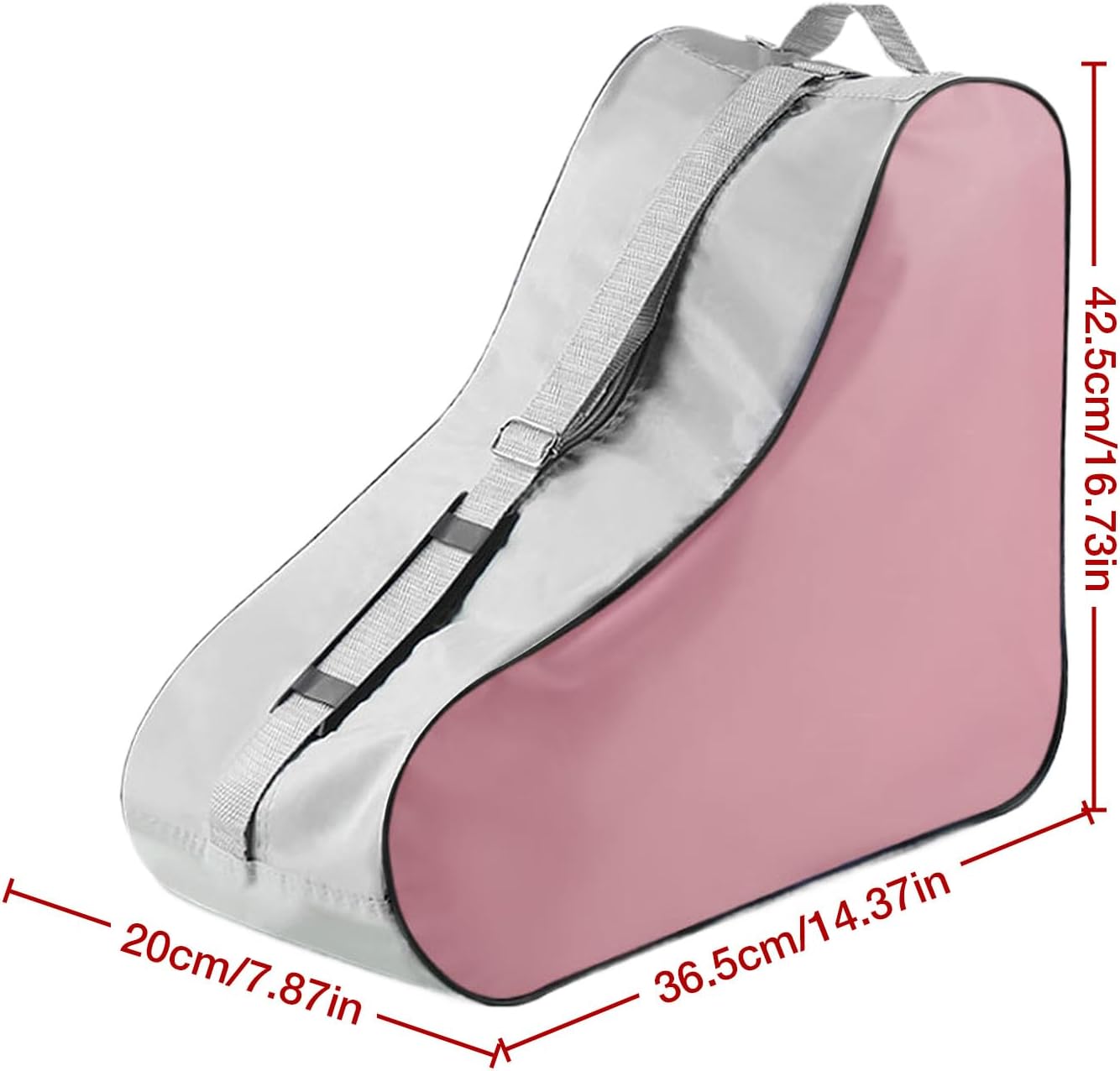 Roller Skate Bag - Large Adjustable Backpack | with Zipper Hockey Skate Bag Oxford Fabric - for Children Boys Girls Kids Shoes