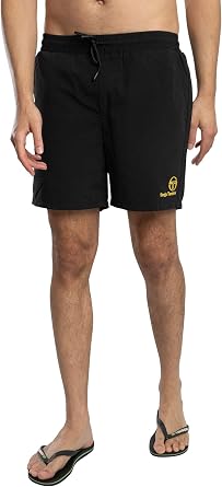 Sergio Tacchini Mens Cordosa Swim Shorts, Black