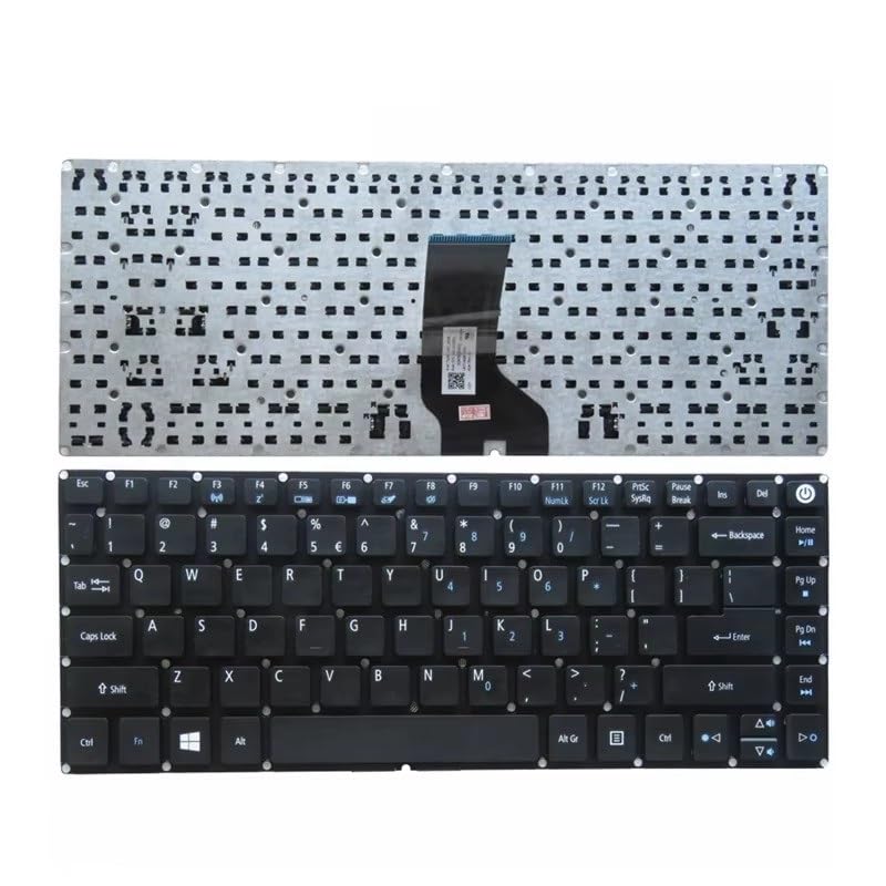 Clavier Acer Aspire E5-475G E5-475 US noir de rechange pour ordinateur portable