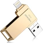 MFi Certified 512GB Flash Drives 3.0 High Speed 3ni1 USB Stick External Storage for iPhone/PC/iPad/Android/More Devices for Photos and Videos Transfer Storage Backup(512GB-pink)
