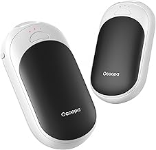 OCOOPA 2 in 1 Magnetic Rechargeable Hand Warmer, Portable Electric Hand Warmer, Ultra Light & Ultra-Thin, Heat with 3 Levels, Reusable Gifts, Suitable for Outdoor Activities, UT3 Lite