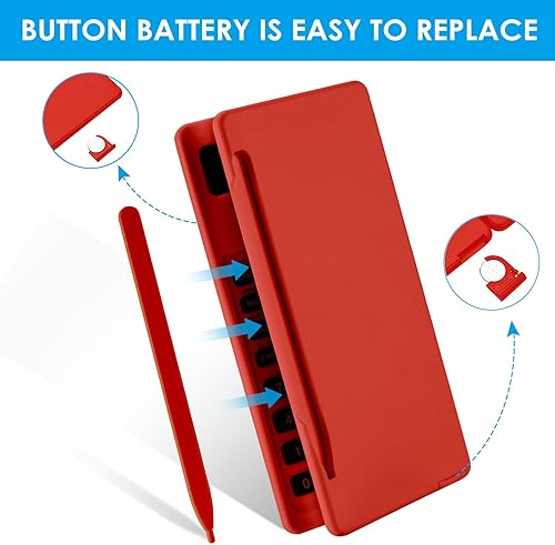 Miniatura 11 de Calculadoras científicas para estudiantes, pantalla grande de 10 dígitos, calculadora de matemáticas con bloc de notas, imprescindibles para el aula