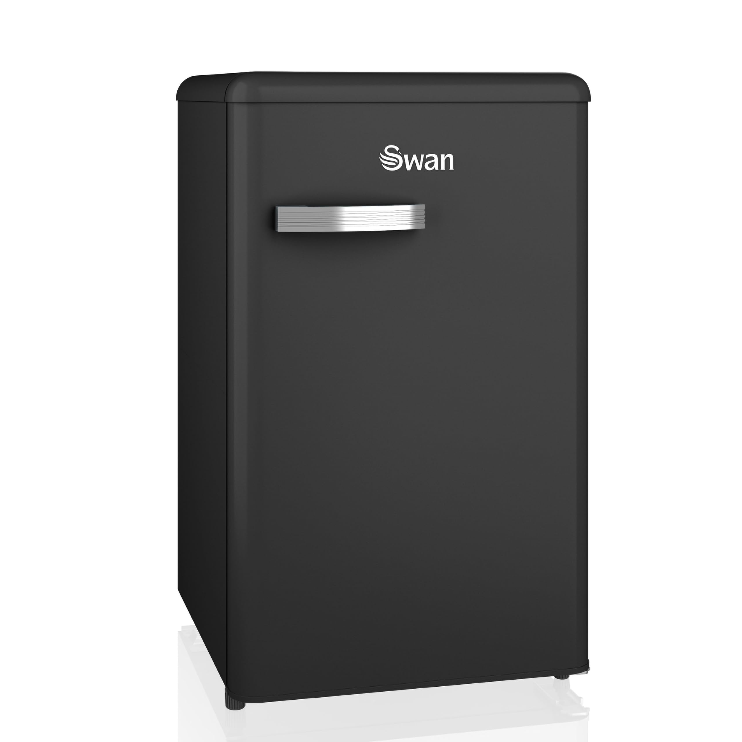 Swan Unisex Grey Retro Under Counter Fridge In A