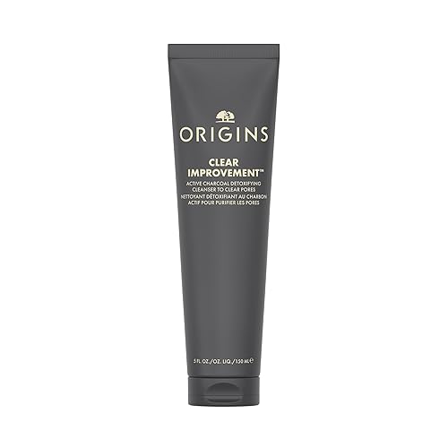 Origins Limpiador desintoxicante Clear Improvement para limpiar los poros, minimiza visiblemente los poros, con carbón de bambú y ácido salicílico,