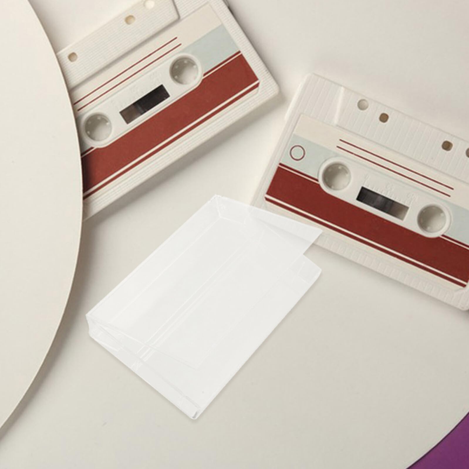 VALICLUD Kassetten mit Großem Fassungsvermögen und Stabilem Design Retro Aufbewahrungsbox aus Pp Kunststoff für Organisation Zuhause und Geselligen Treffen
