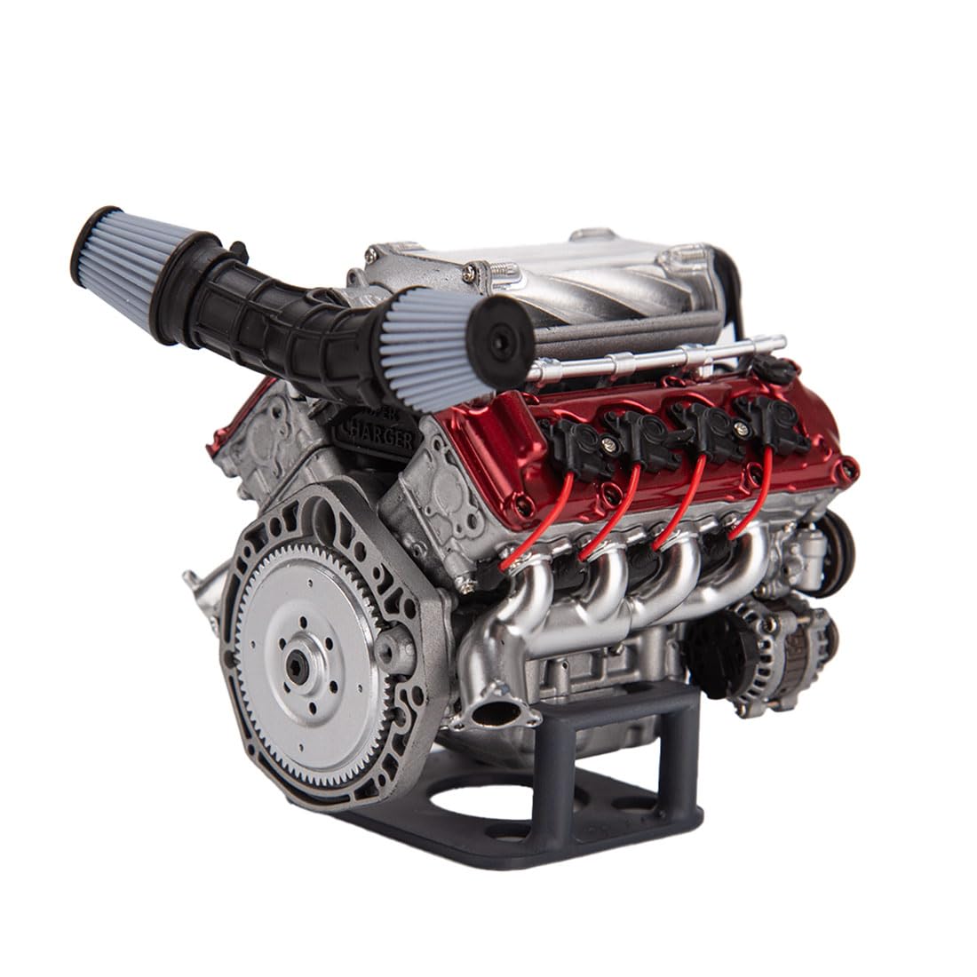 Kisss MAD RC V8 - Kit de montaje para motor de combustión interna AX90104 SCX10Ⅱ Capra VS4-10 Pro/Ultra Model Car