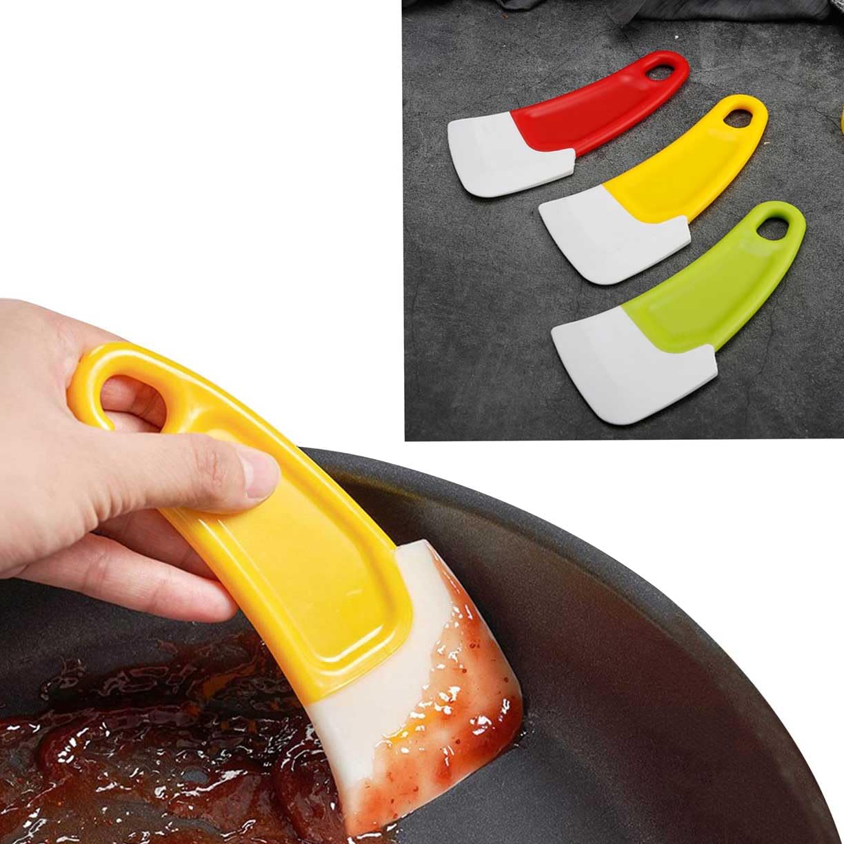 3 stuks siliconen pannenschrapers, voor het reinigen van pannen, siliconen spatels, pannenspatel voor het wassen van pasta, keuken 3 stuks siliconen pannenschrapers, voor het reinigen van pannen, siliconen spatels, pannenspatel voor het wassen van pasta, keuken