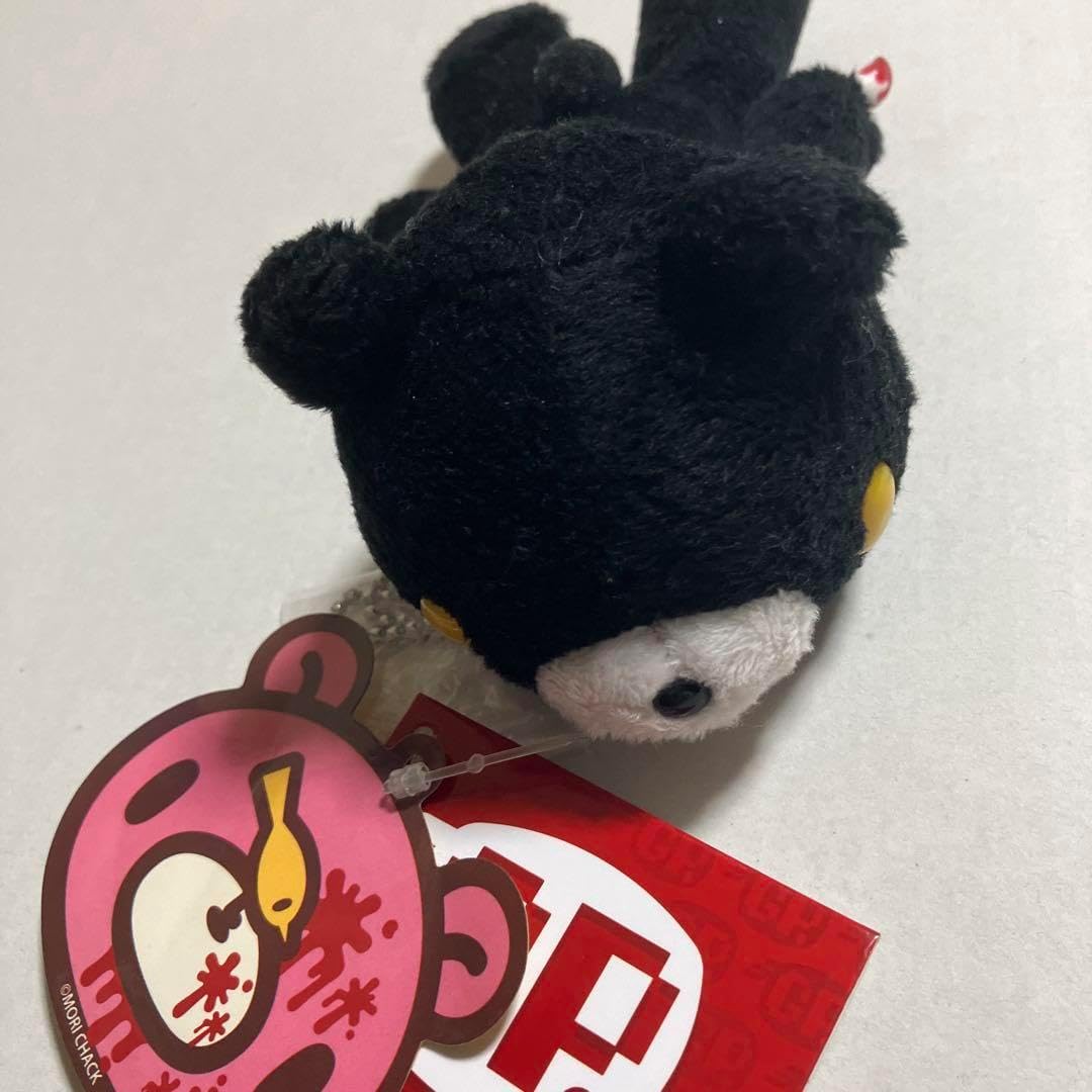 チャックスGP 脱グルーミー 咬筋力じまんキーホルダー ぬいぐるみ ブラック