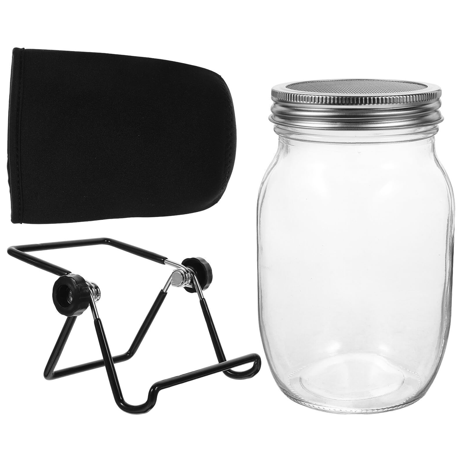 Bocal de germination 32Oz anti-moisissure avec grille inox