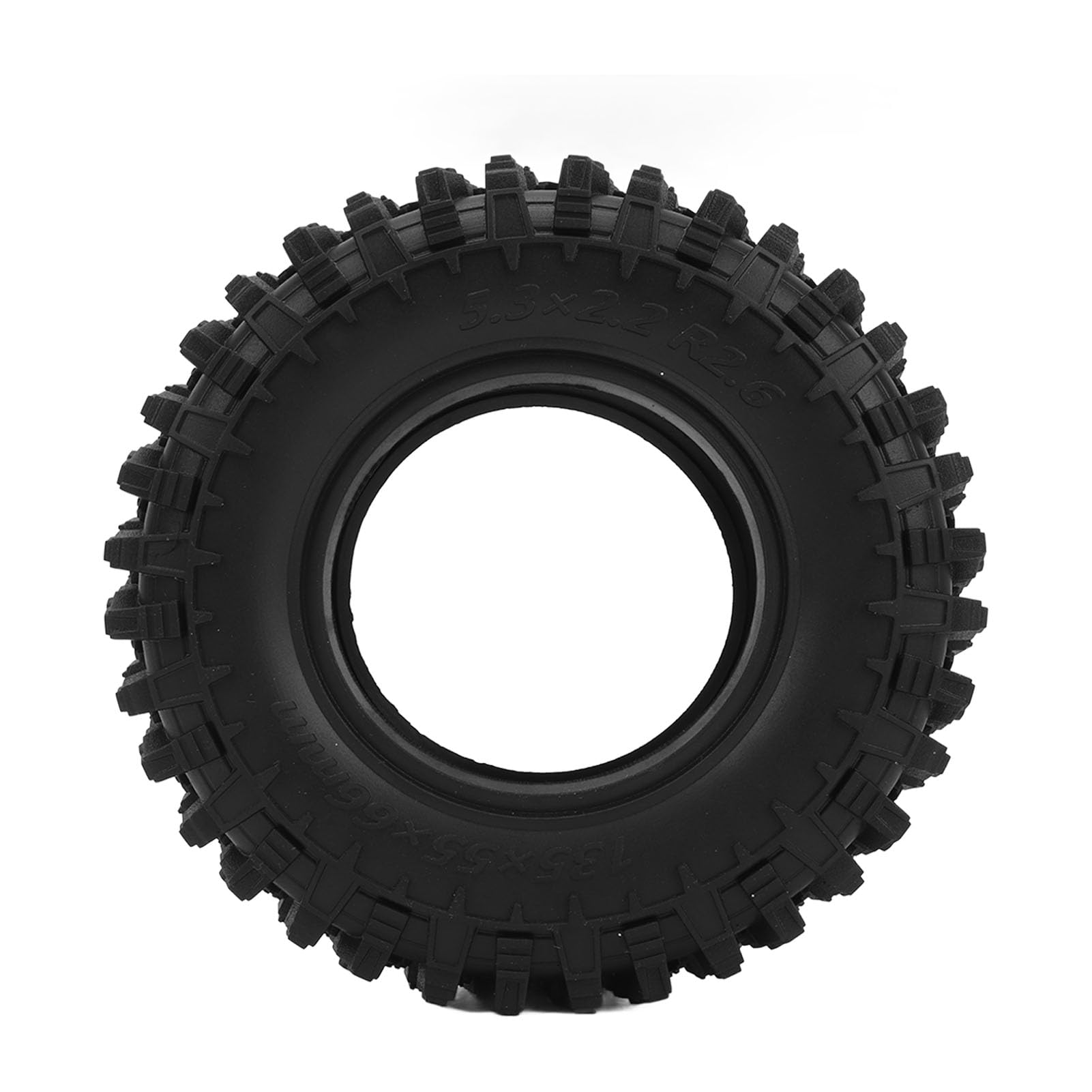 4 szt. Gumowe Opony do Gąsienic RC 2,6 Cala Miękki Uchwyt do Gąsienic RC SCX10 1/10 Trwała Ekologiczna Wymiana