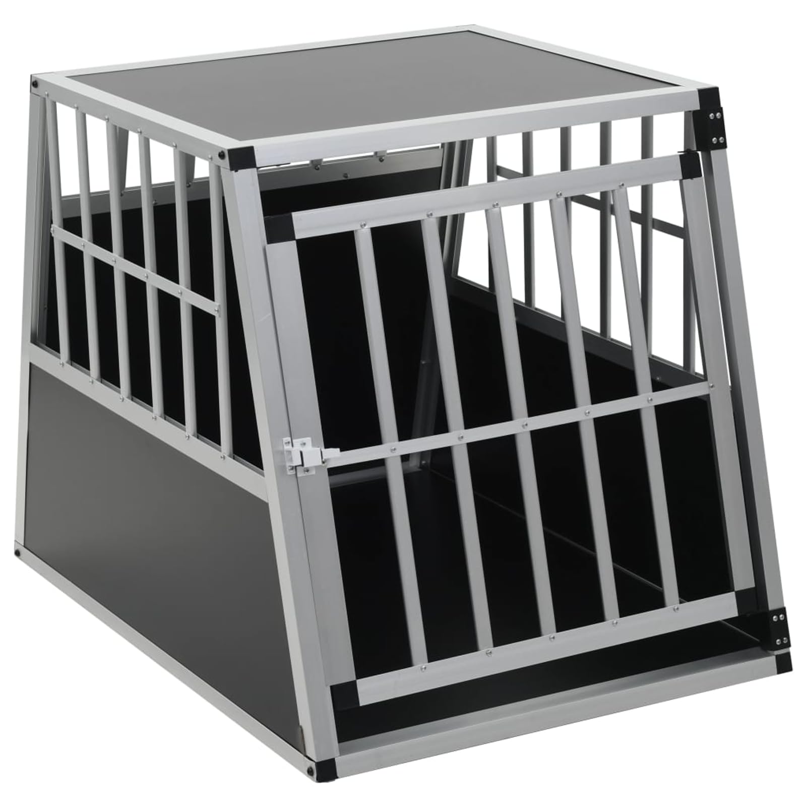 Hundetransportbox mit Einzeltür 65 x 91 x 69,5 cm Hundebox 170664