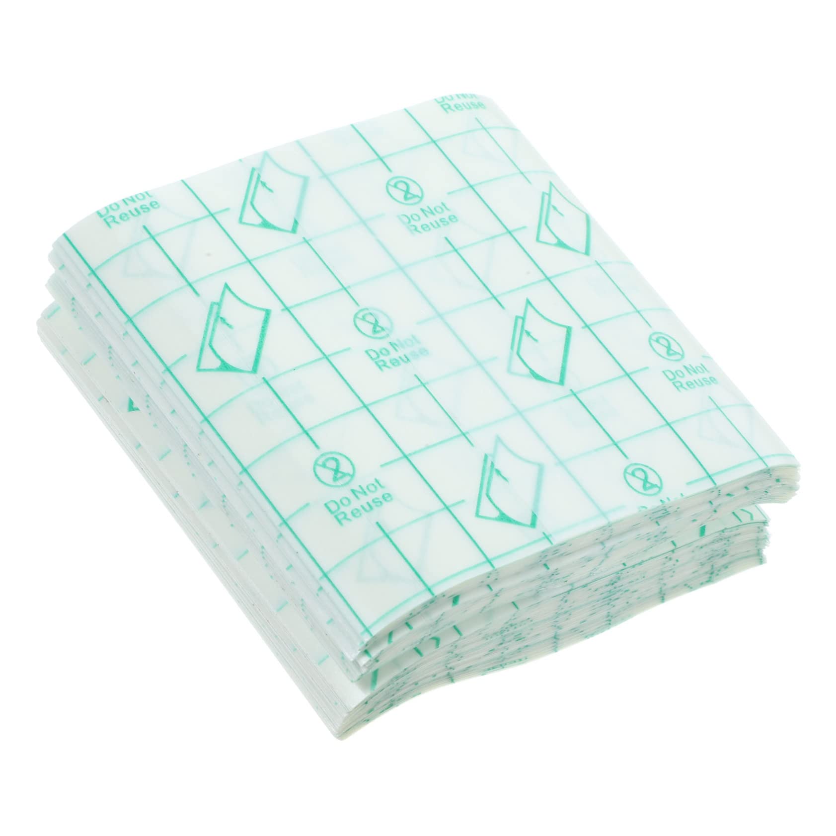 IWOWHERO 100pcs Makeup Hand Palette Disposable Smooth Mellow Non-damaging Versatile Random Style