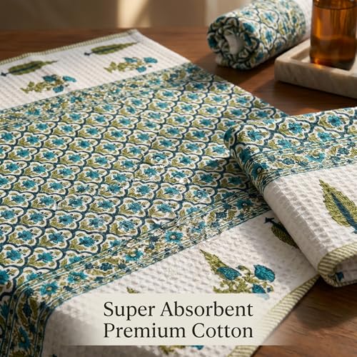 Image of Mafatlal Madhuban Everyday Cotton Towel Set (1 Bath 147x76 cm + 2 Hand 76x38 cm) | 250 GSM | Soft, Lightweight & Absorbent | Milky White