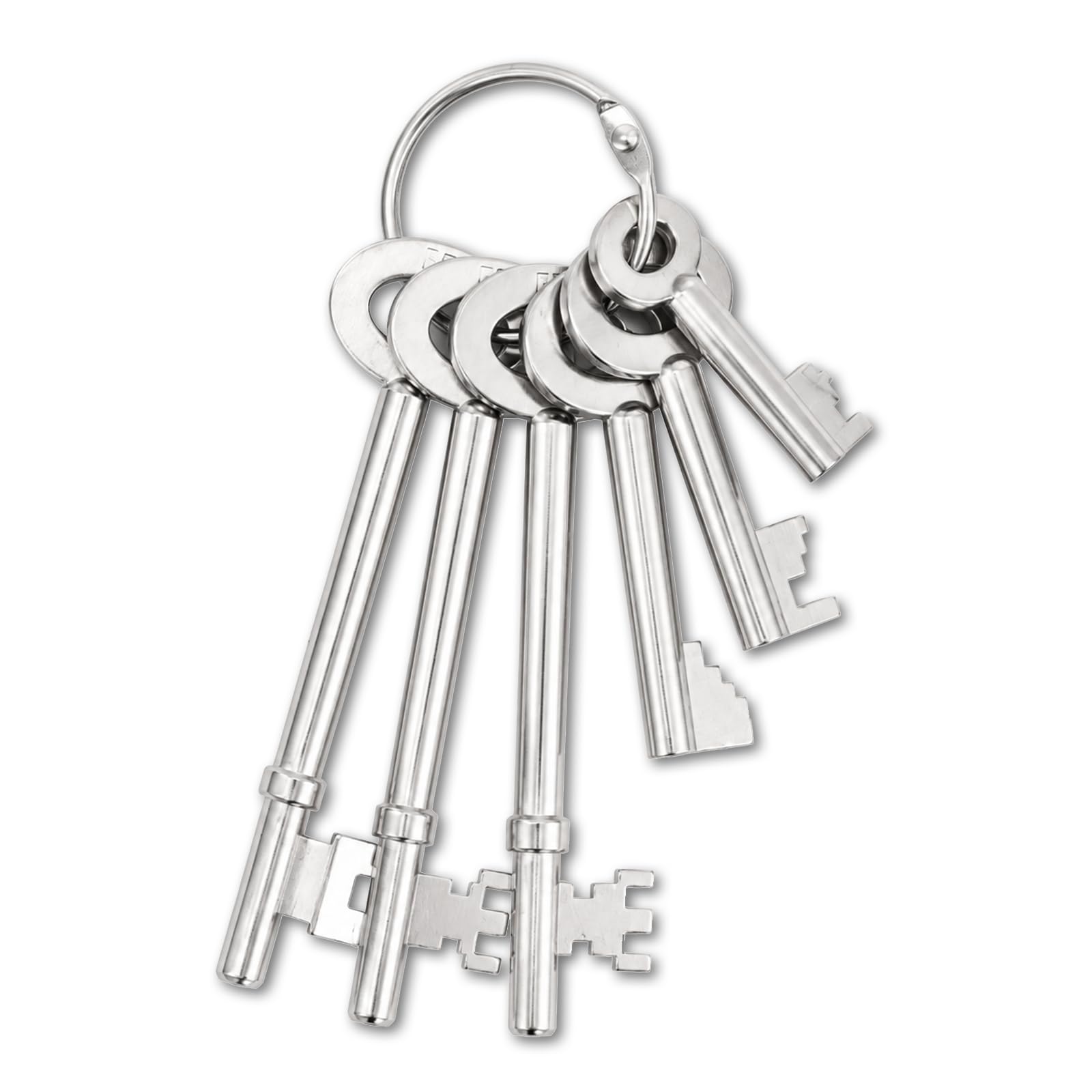 Fire Brigade Keys, Fireman Drop Key Set Includes FB1, FB2, FB4, FB5, FB11, FB14, Universal Fire Door Key for Emergency Access & Utility Panels