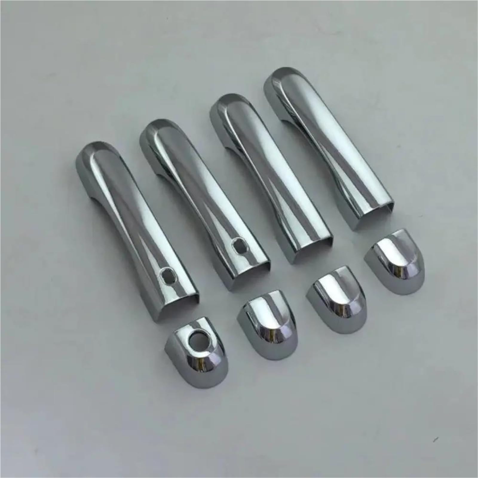 DTSGCX for Jeep for Renegade 2014-2019 Chrome Side Door Handle Catch Cover Trim Molding Exterior Stickers Vehicle Trim kit