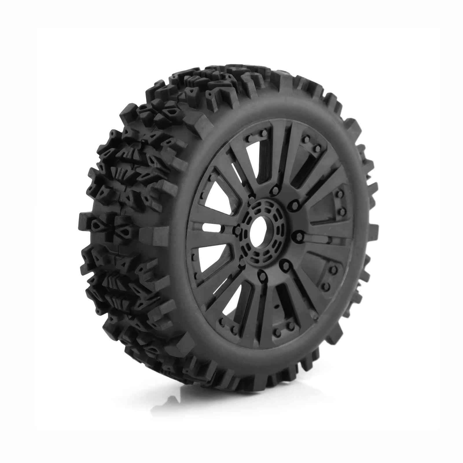 para Arrma para Typhon 6S 3S para Talion para Team para Losi 8IGHT para HPI para Buggy 1/8 4 Uds Ruedas Neumáticos A Escala 17mm Hex RC Refacción Piezas Repuesto RC