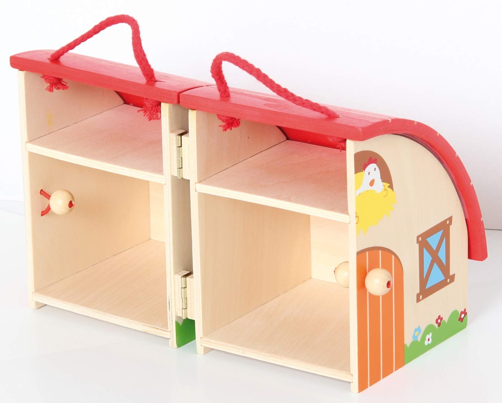 Small Foot Juguetes de Madera de Granja de Madera, Juguete de Primera Calidad diseñado para niños a Partir de 3 años. Un diseño Multi