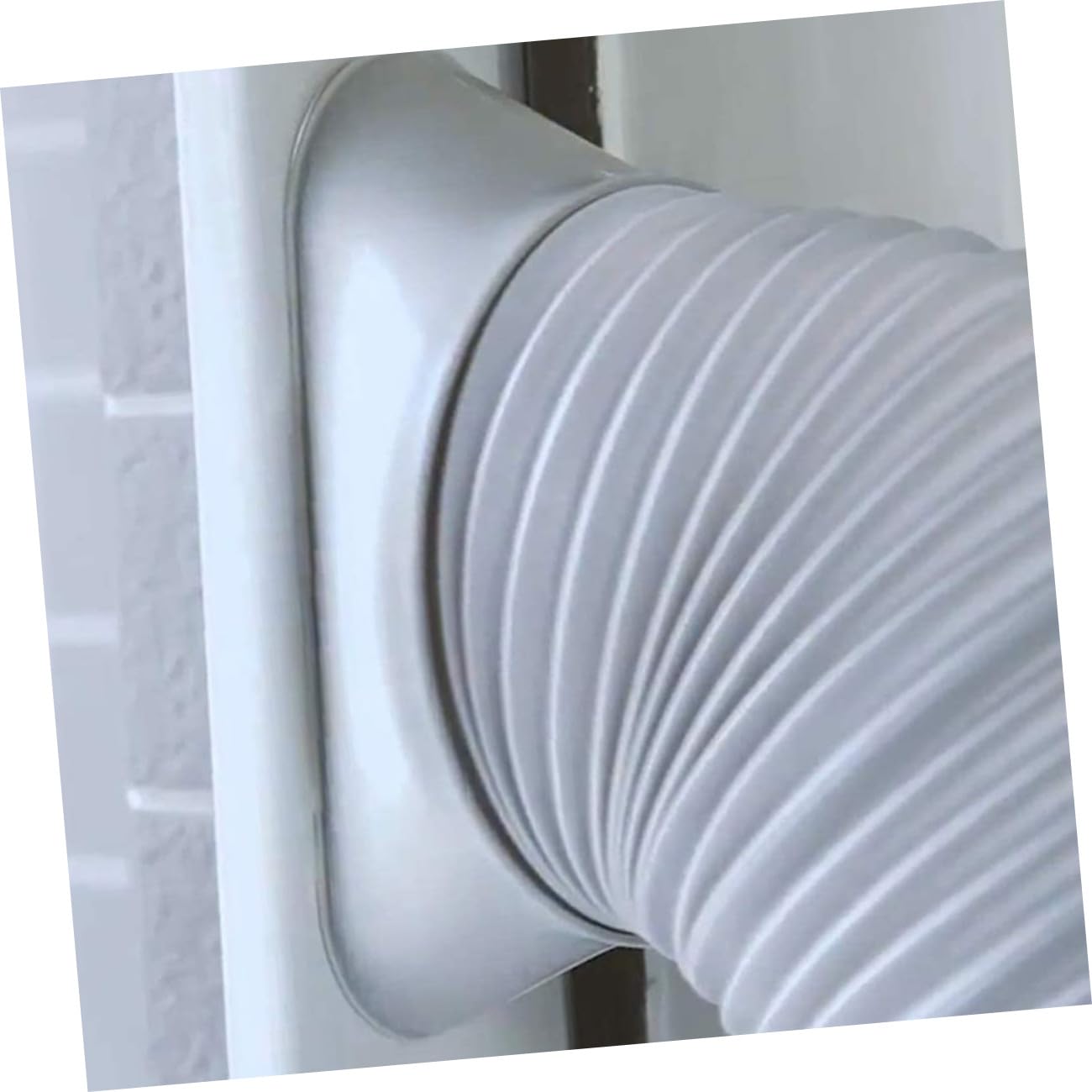 Tubo di Scarico Aria Condizionatore Mobile Estensibile Pe Bianco | Flessibile e Leggero, Design Ispessito, Atmosfera Estiva per Cucina Domestica