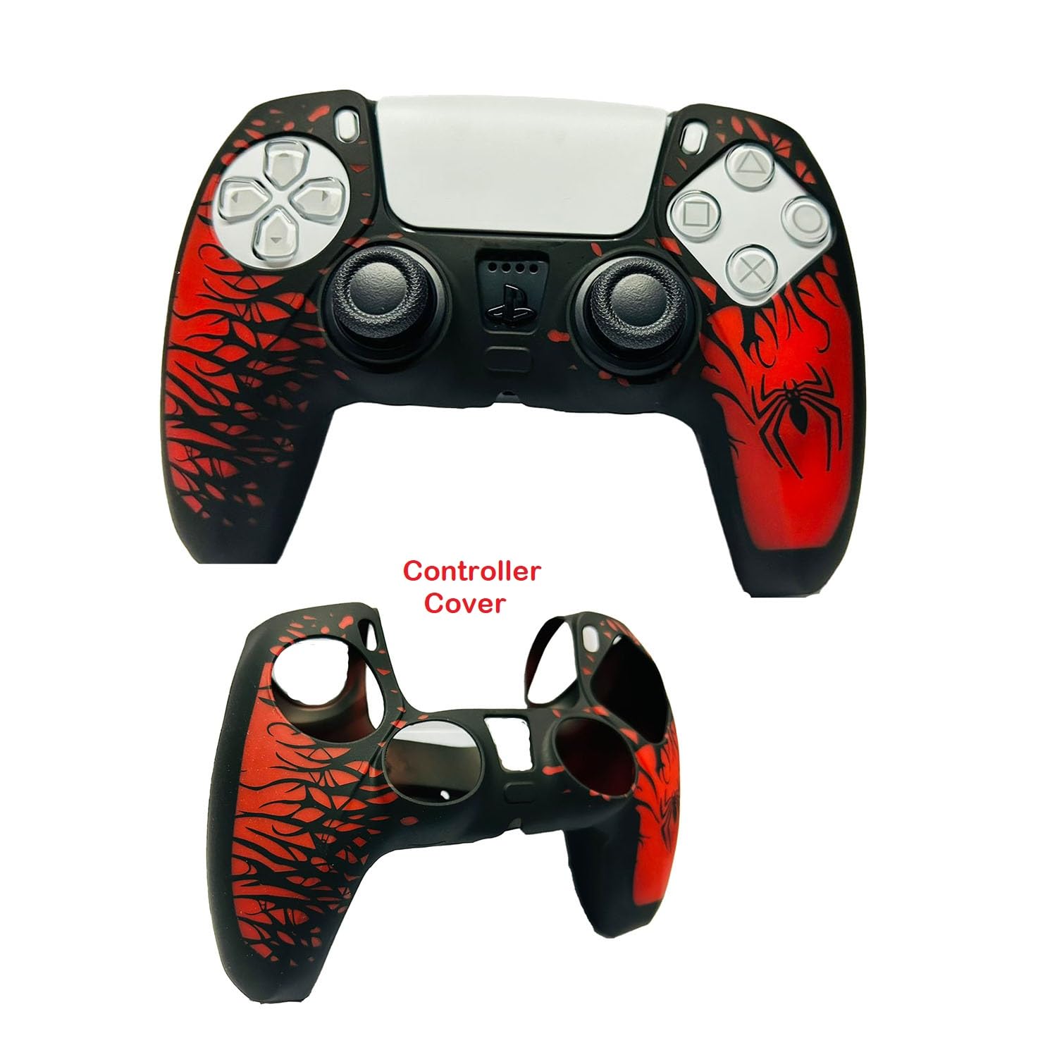 Coque Avant Manette PS4 Spider-Man - Rouge - Custom64 - Déballée Mais Neuve